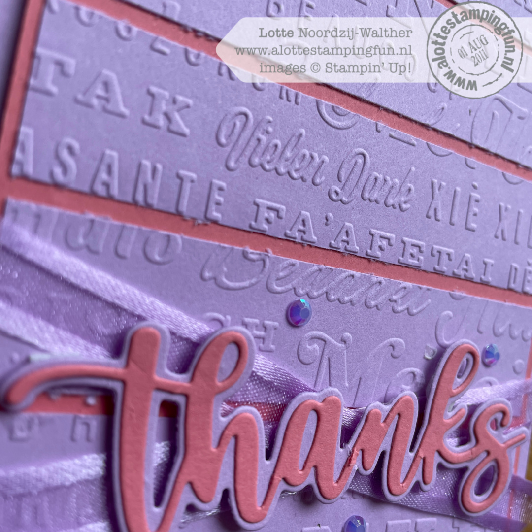 Thanks & Hello – Textuur & Structuur Feel Good Stampin’ Bloghop