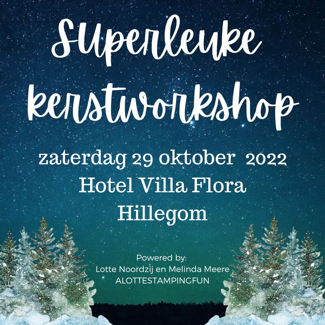 SUperleuke Kerstworkshop 29 oktober 2022