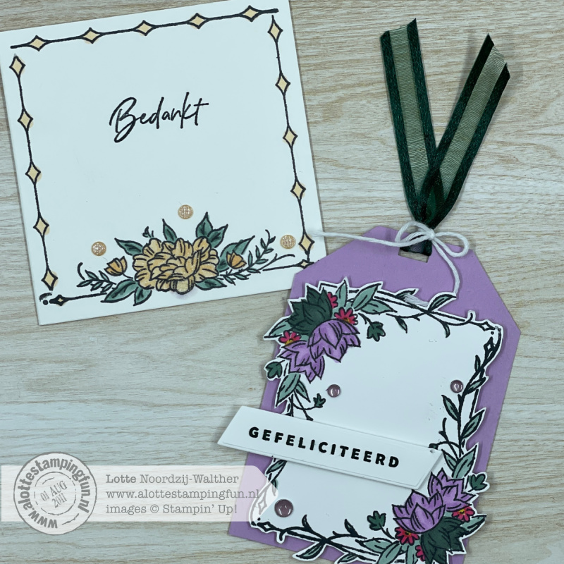 Decorative Borders Labeltje en mini kaartje