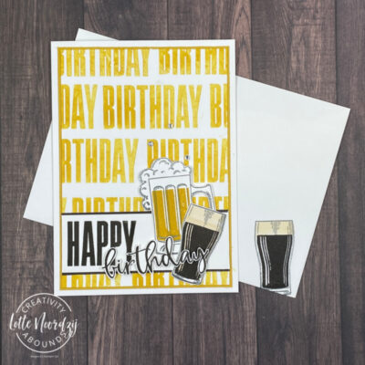 Brewed for You – Happy Birthday kaart – Creativity Abounds Blog Hop