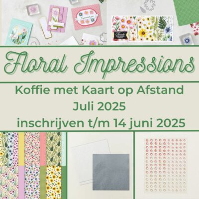 Koffie met Kaart op Afstand Juli 2025 – Floral Impressions